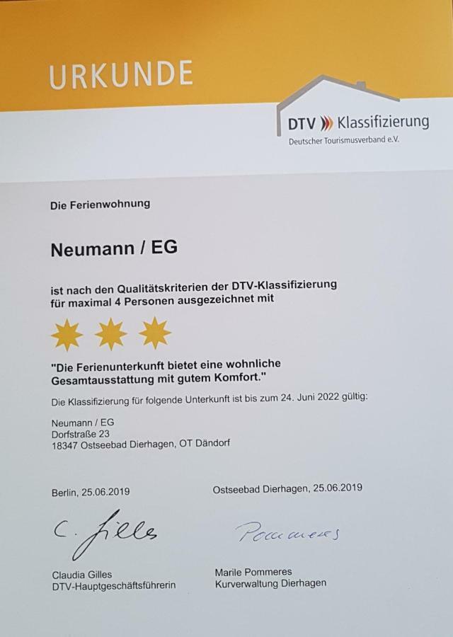 3***Ferienwohnungen Neumann Dandorf Экстерьер фото